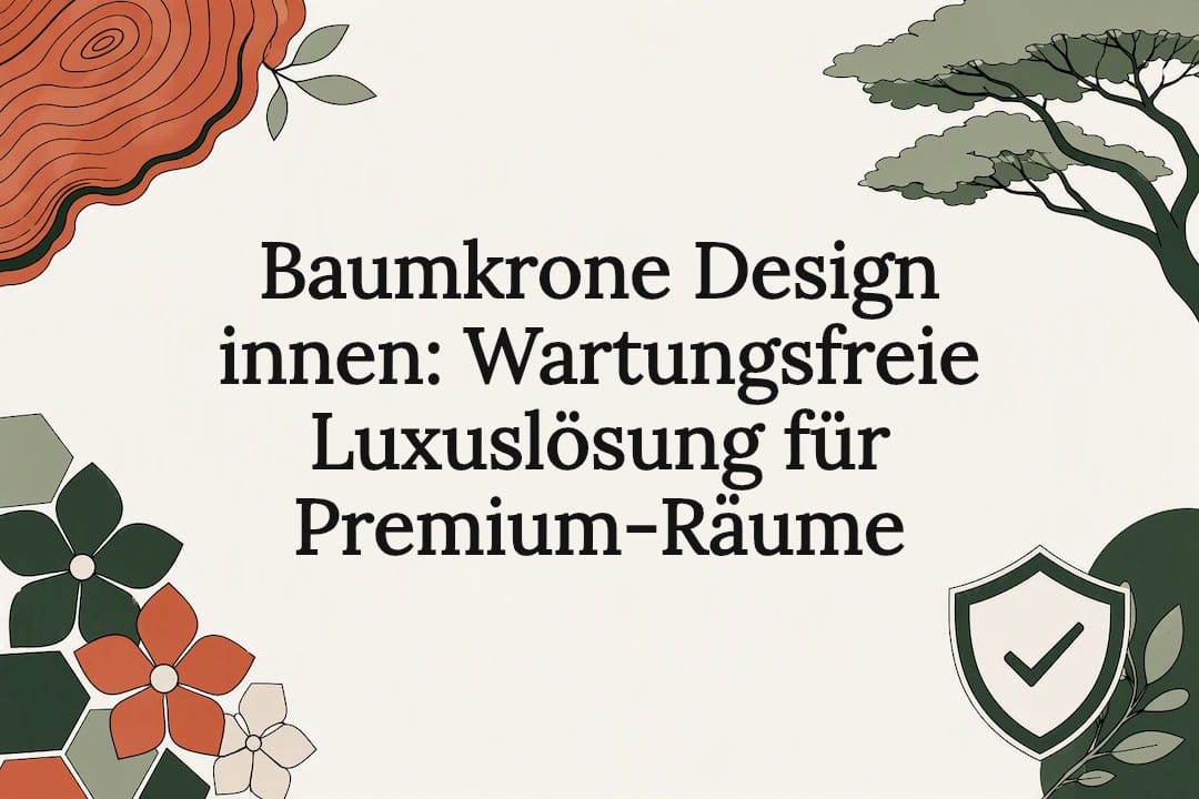 Dekorative Titelseite mit einer stilisierten Baumkrone
